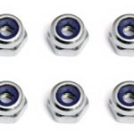 Porcas M2,5x0,4, com freio para pistão dos amortecedores