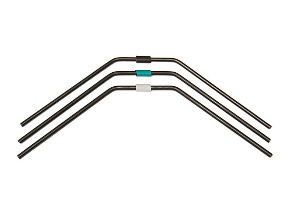 RC8B3 FT Front Anti-roll Bars, 2.3-2.5 mm