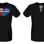 T-Shirt Team Associated WC22, preta, médio