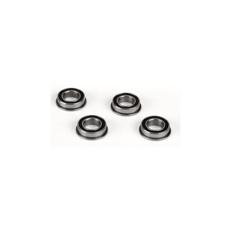 8x14x4 Flanged Rubber Seal Ball Bearing (4):