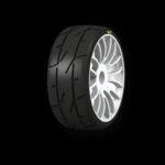 Pneus 1/8GT - PMT CARVED RALLY18 SUPER SOFT Q01 REINFORCED (BRANCO) – 1 PAR