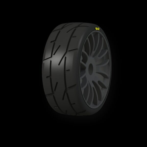 Pneus 1/8GT - PMT CARVED RALLY18 SUPER SOFT Q01 REINFORCED (PRETO) – 1 PAR