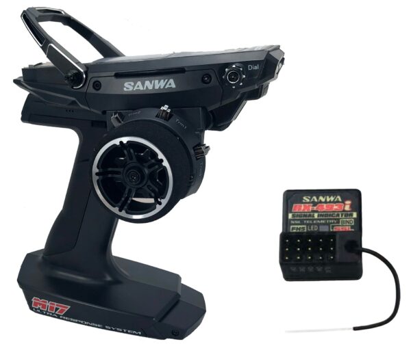 Rádio SANWA MT17 + RECETOR 493I - Image 3