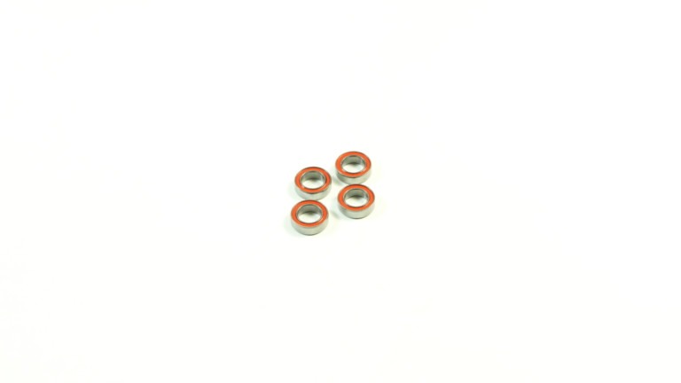 ROLAMENTOS 6x10x3 (TAMPA BORRACHA VERMELHA) (4 Uni)