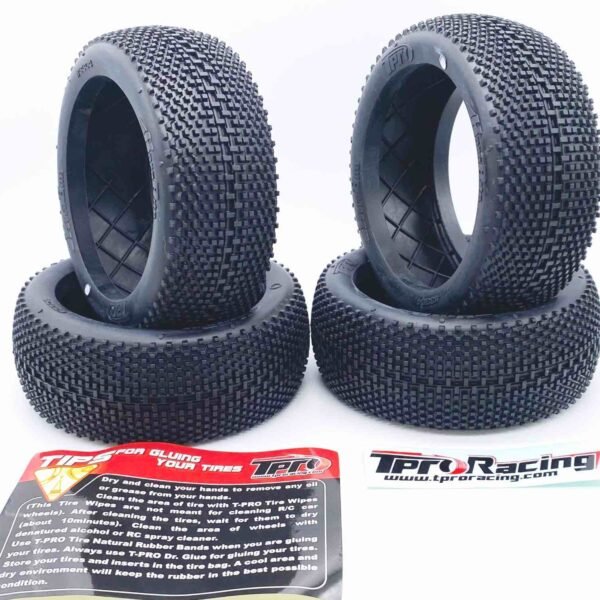 Pneus 1/8TT - HaraBite - Branco = t4 = super soft (4) Pneus