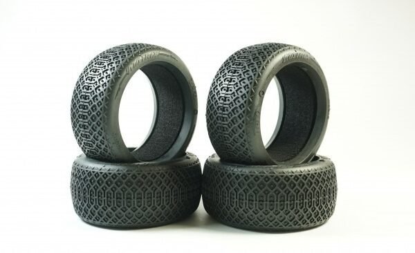 Pneus 1/8TT - Matrix - Verde = t5 = ultra soft (4) Pneus