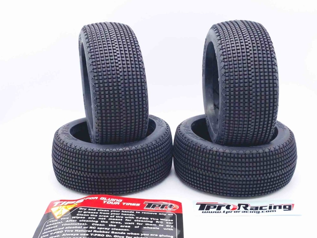 Pneus 1/8TT – Sniper – Verde = t5 = ultra soft (4) Pneus