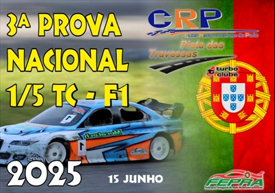 3º Prova do Campeonato nacional de 1/5 TC e Trofeu F1