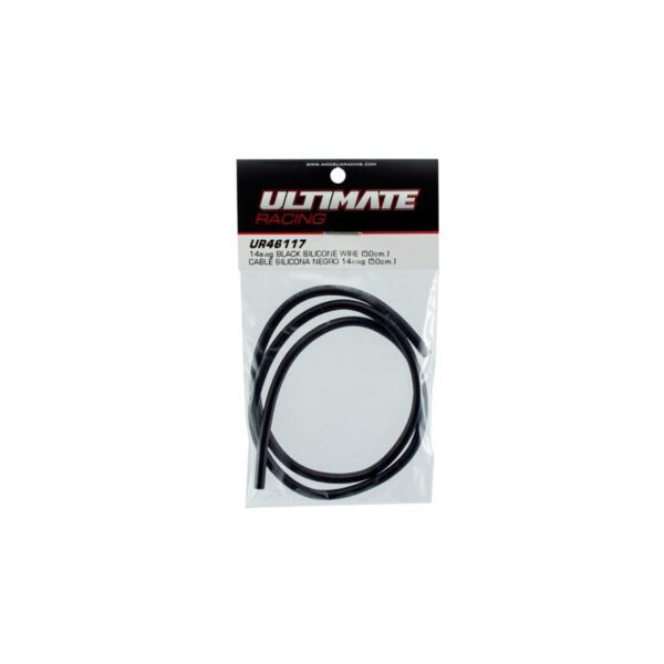 CABO SILICONE PRETO 14awg (50cm)