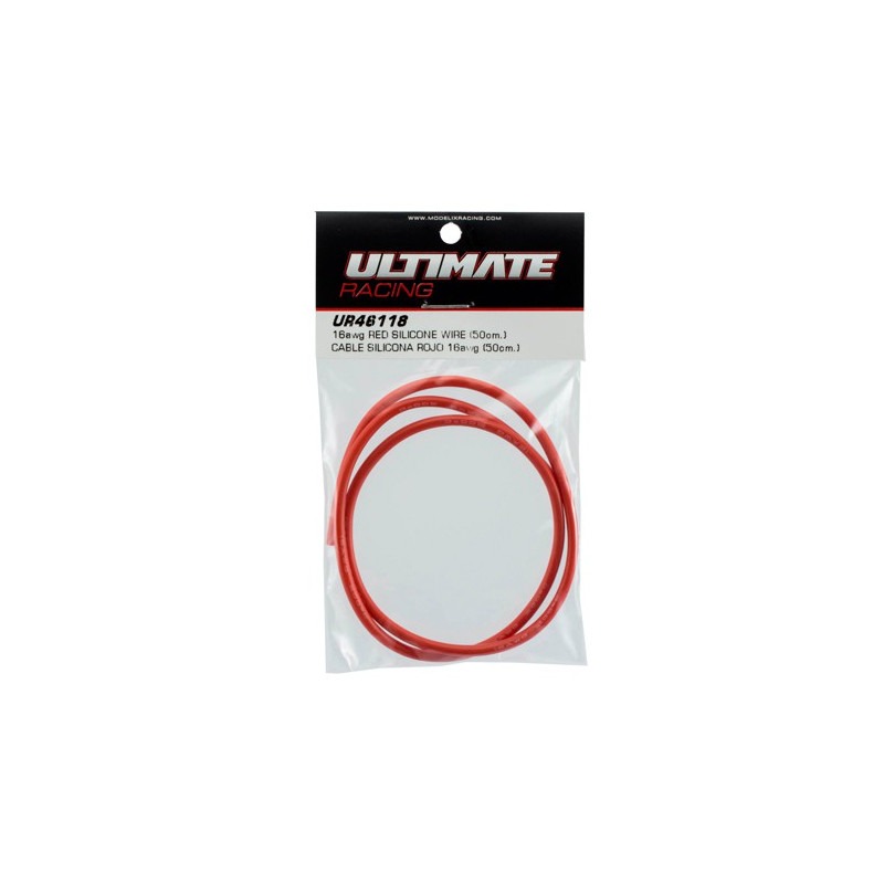 CABO SILICONE VERMELHO 16awg (50cm)