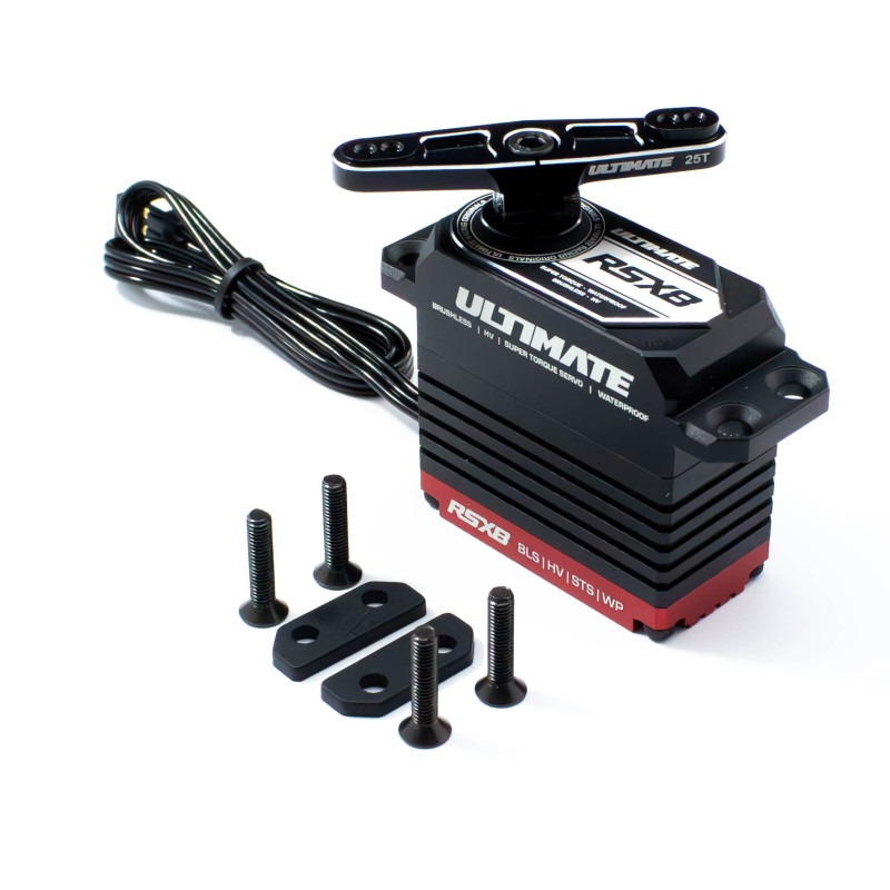 SERVO ULTIMATE RSX8 BRUSHLESS 37KG 0.075S 1/8 + Cabeçote UR1814-25