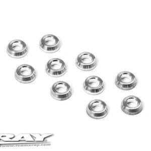 ALU CONICAL SHIM 3x6x2.0MM (10)