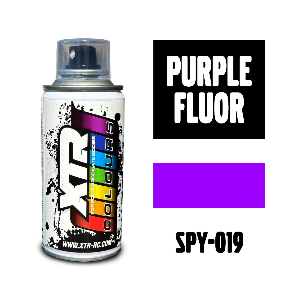 Roxo Fluor – 150ml XTR Colours Lexan Spray